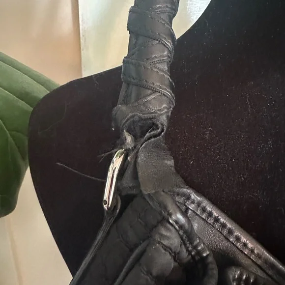 Black Dior Quilted Shoulder Bag with Silver Hardware - Picture 6 of 9